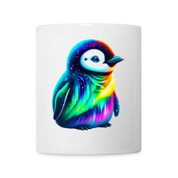 Aurora Borealis Pinguin - Tasse - Weiß - Vorne