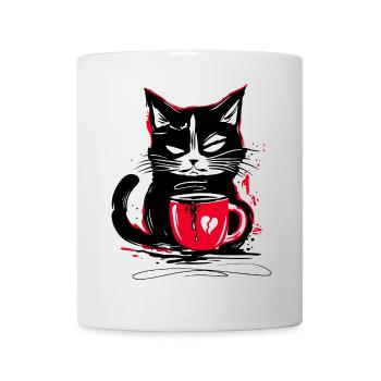 Coffee Cat Morning Grouch Coffee Cat - Mug - white - Front