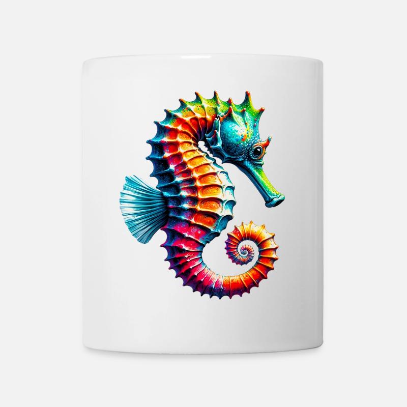 Seahorse - Mug - white