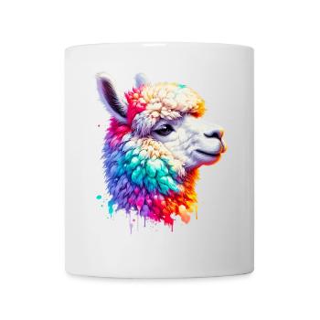 Alpaka - Tasse - Weiß - Vorne
