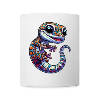 Gecko - Mug blanc - blanc - Devant