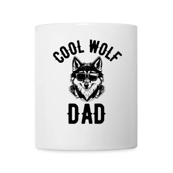 Cool wolf dad - Mug - white - Front
