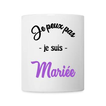 FUTURE MARIEE. EVJF. MARIEE. TEAM. TEAM MARIEE - Mug blanc - blanc - Devant