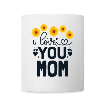 Ich hab dich lieb, Mama - Tasse - Weiß - Vorne