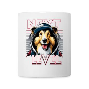 Collie Next Level Cool Hip Hop Dog Gift - Mug - white - Front
