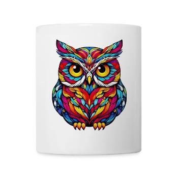 Eule - Tasse - Weiß - Vorne