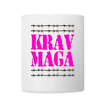 Very cool Krav Maga design with rachel wire. - Mug - white - Front