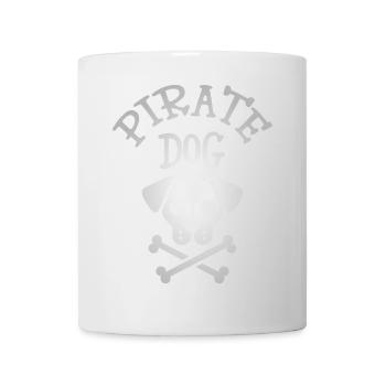 Pirate Dog Skull - Mug - white - Front