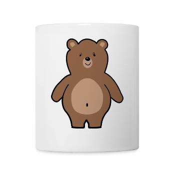 Bär - Tasse - Weiß - Vorne
