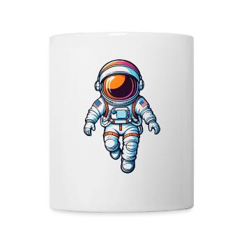 Colorful Cartoon Astronaut - Mug - white - Front