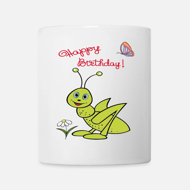 Happy Birthday Grille - Tasse - Weiß