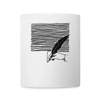 Life goes on... Letter - Mug - white - Front