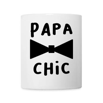 VATERTAG. FROHER VATERTAG. PAPA - Tasse - Weiß - Vorne