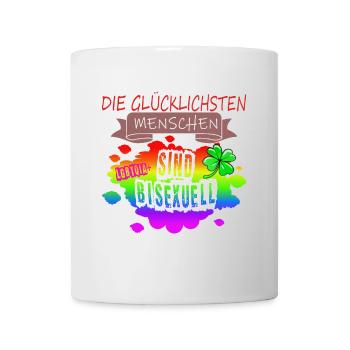 LGBTQ Trans Homosexuell Lesbisch Ehe für alle Bi - Tasse - Weiß - Vorne
