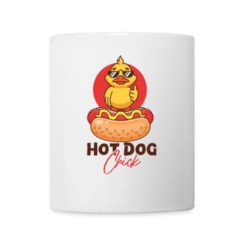 Hot Dog Adult Chicken Girl Hot Dog - Mug - white - Front