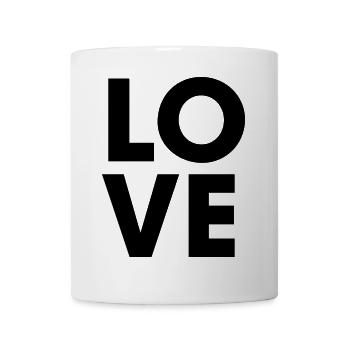 Amour - Mug blanc - blanc - Devant