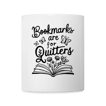 Les signets sont pour les abandons - Mug blanc - blanc - Devant