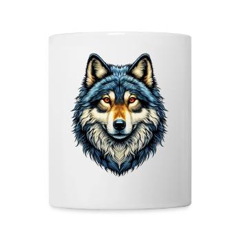 Loup - Mug blanc - blanc - Devant