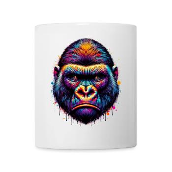 Gorille - Mug blanc - blanc - Devant