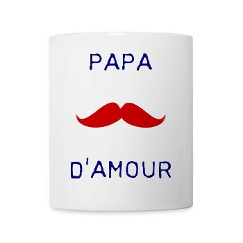 FROHER VATERTAG. PAPA. VATERTAG - Tasse - Weiß - Vorne