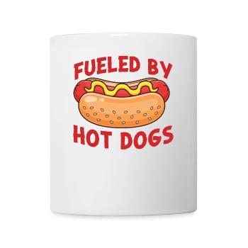 Hot Dog Adulte Alimenté Par Les Hot-Dogs - Mug blanc - blanc - Devant