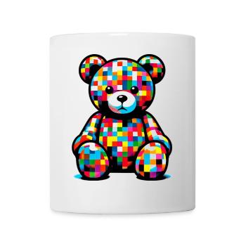 Teddybär - Tasse - Weiß - Vorne