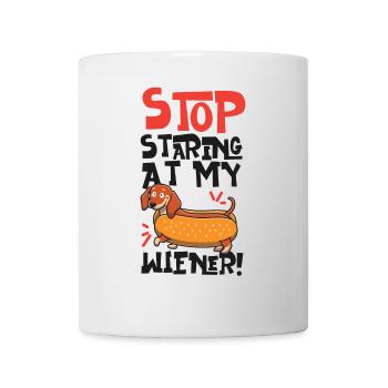 Hot Dog Adult Humor Pun Naughty - Tasse - Weiß - Vorne