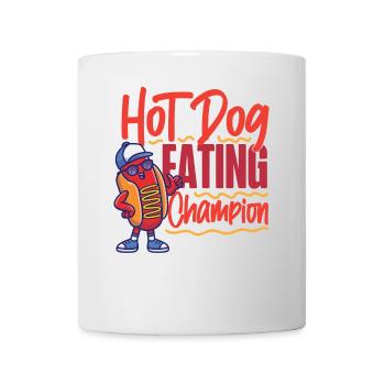 Hot-dog Adulte Manger des hot-dogs - Mug blanc - blanc - Devant