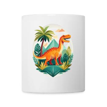 Dinosaurs in the jungle - Mug - white - Front