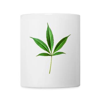 Marijuana Hemp (Cannabis) - Mug - white - Front