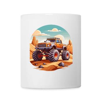 Monstertruck - Tasse - Weiß - Vorne