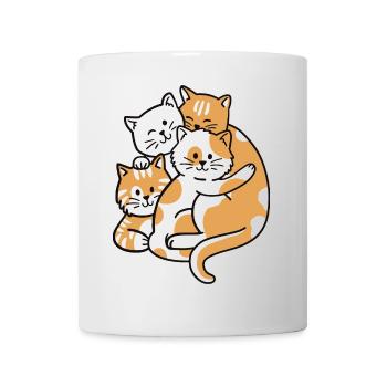 Katzen Katzenliebhaber - Tasse - Weiß - Vorne