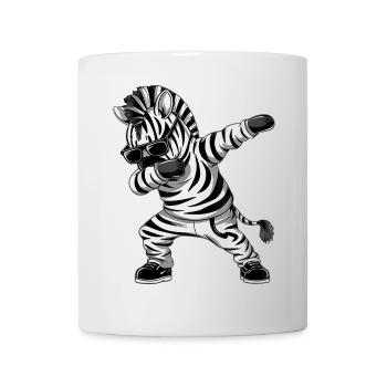 Dab Zebra Streetwear Icon - Mug - white - Front