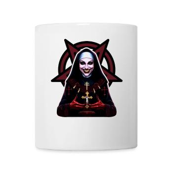 Priesterin des Todes Pentagramm - Tasse - Weiß - Vorne
