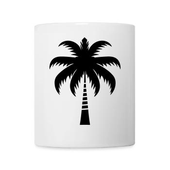 palmiers - Mug blanc - blanc - Devant