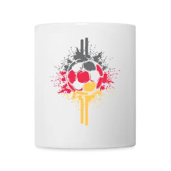 Soccer Germany Jersey Ball Explosion Logo - Mug - white - Front