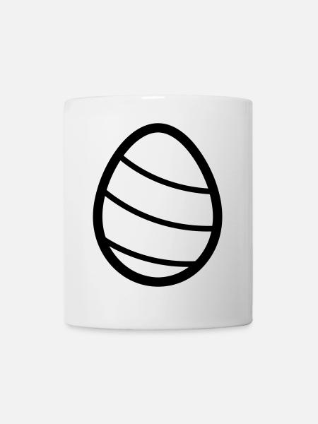 Oeuf de Pâques - Mug blanc - blanc