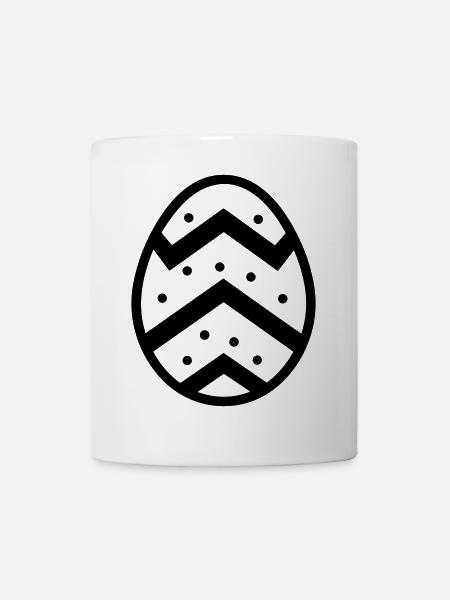 Osterei - Tasse - Weiß