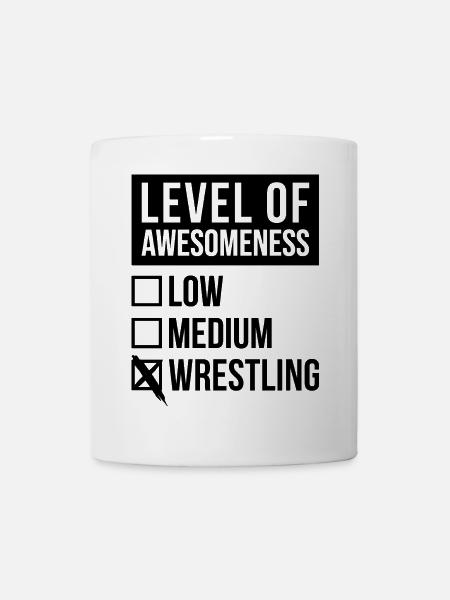 Wrestling Wrestling Wrestling - Mug - white