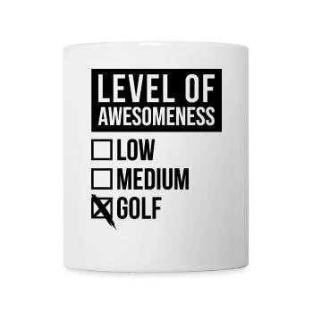 Golf - Tasse - Weiß - Vorne