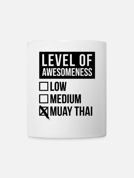 Muay Thai Muay Thai Muay Thai - Tasse - Weiß