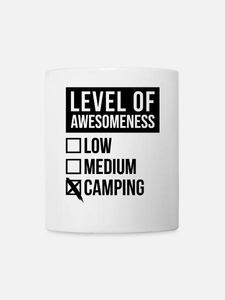 Camping Camping Camping - Tasse - Weiß