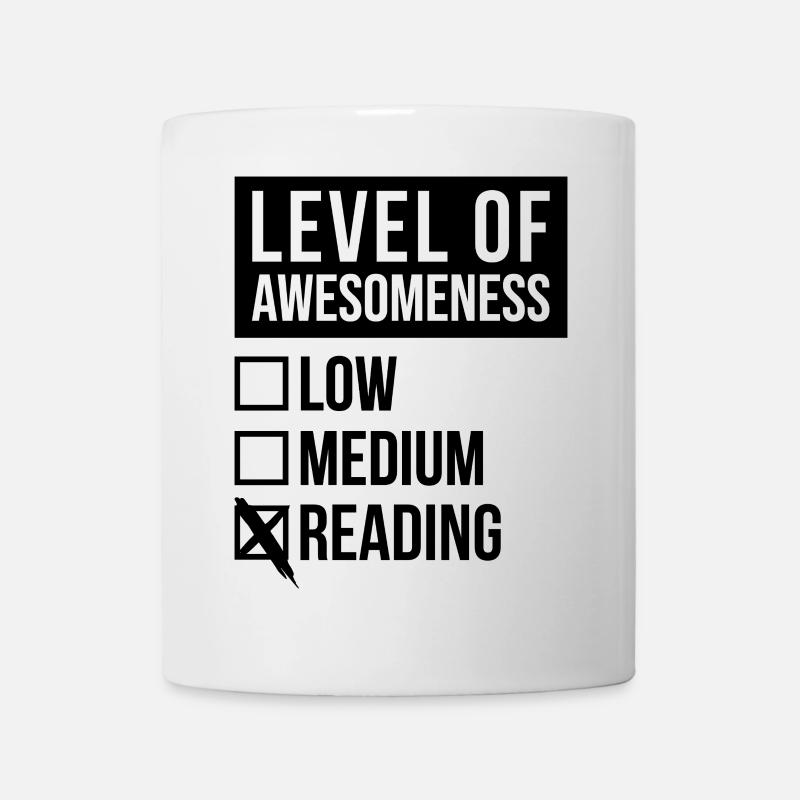 Lesen - Tasse - Weiß