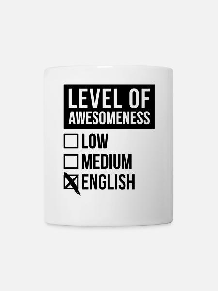 Englisch Englisch Englisch - Tasse - Weiß