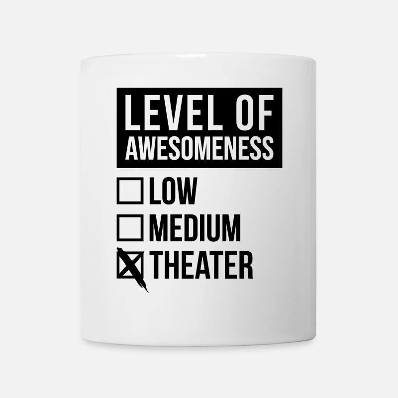 théâtre - Mug blanc - blanc