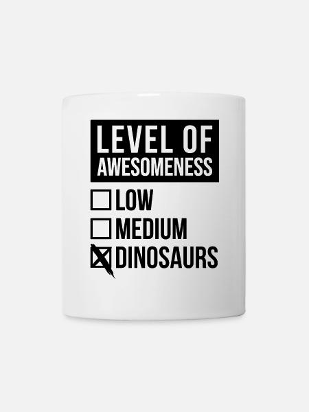 Dinosaurier, Dinosaurier, Dinosaurier - Tasse - Weiß