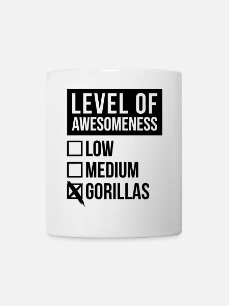 gorille - Mug blanc - blanc