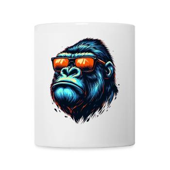 Gorillas with Sunglasses - Mug - white - Front