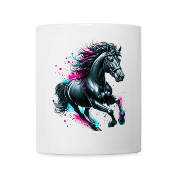 Cheval - Mug blanc - blanc - Devant