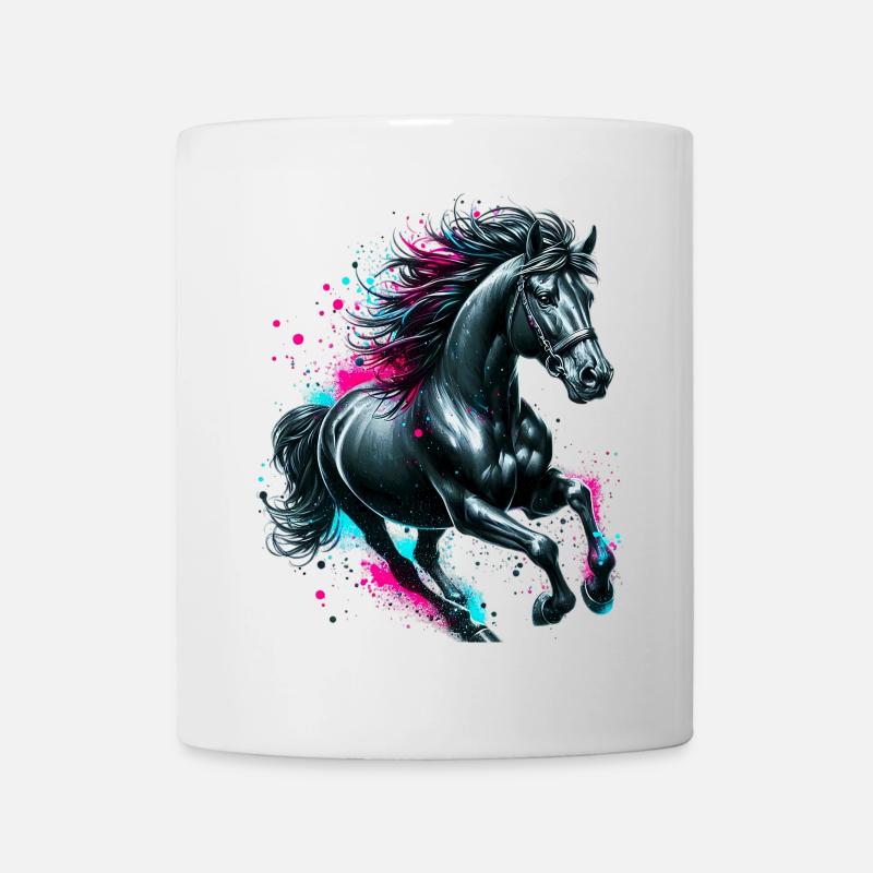 Pferd - Tasse - Weiß